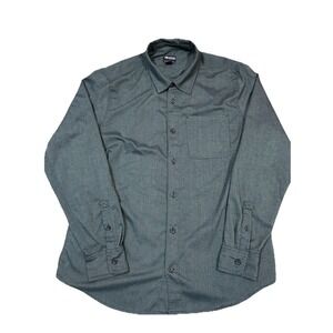 Outdoor Research Kulshan Flannel Shirt Mens XL Gray 100% Polyester